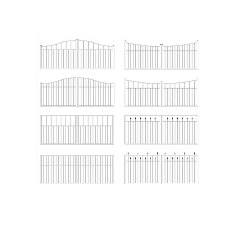 Customized Aluminum Steel Gate Design