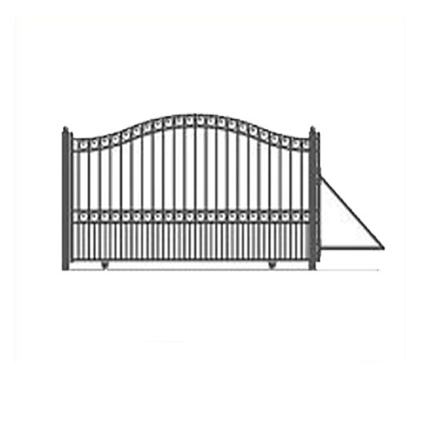 Aluminium Metal Sliding Garden Gate